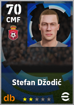 Stefan Džodić — CMF, OVR 70, MAX 70