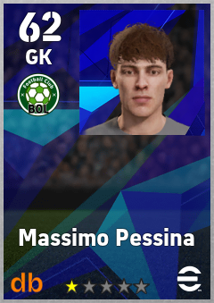 Massimo Pessina — GK, OVR 62, MAX 62