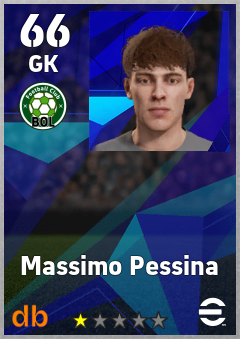 Massimo Pessina — GK, OVR 66, MAX 66