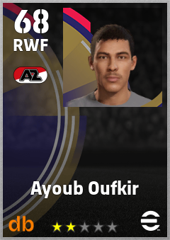 Ayoub Oufkir — RWF, OVR 68, MAX 68
