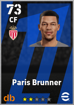 Paris Brunner — CF, OVR 73, MAX 73