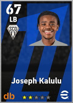 Joseph Kalulu — LB, OVR 67, MAX 67