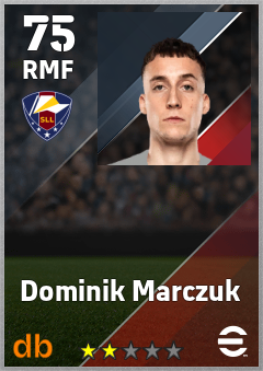 Dominik Marczuk — RMF, OVR 75, MAX 75