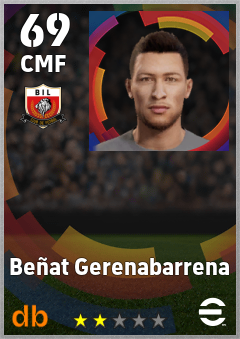 Beñat Gerenabarrena — CMF, OVR 69, MAX 69