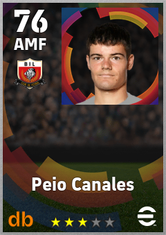 Peio Canales — AMF, OVR 76, MAX 76