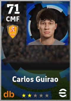 Carlos Guirao — CMF, OVR 71, MAX 71