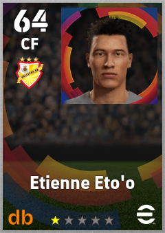 Etienne Eto'o eFootball player card