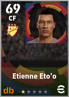 Etienne Eto'o — CF, OVR 69, MAX 69
