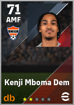 Kenji Mboma Dem — AMF, OVR 71, MAX 71