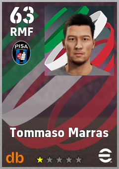 Tommaso Marras — RMF, OVR 63, MAX 63