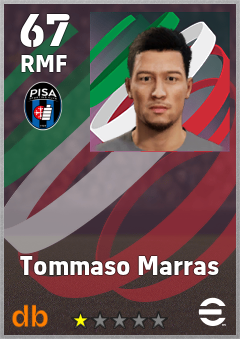 Tommaso Marras — RMF, OVR 67, MAX 67