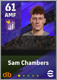 Sam Chambers eFootball player card