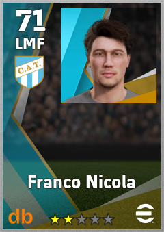 Franco Nicola — LMF, OVR 71, MAX 71