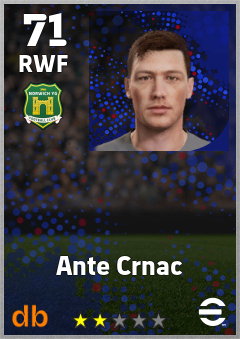 Ante Crnac — RWF, OVR 71, MAX 71