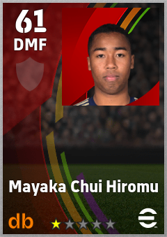 Mayaka Chui Hiromu eFootball player card