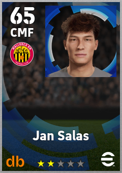 Jan Salas — CMF, OVR 65, MAX 65