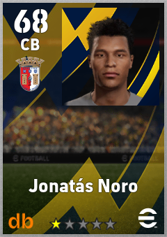 Jonatás Noro — CB, OVR 68, MAX 68