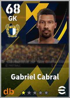 Gabriel Cabral — GK, OVR 68, MAX 68