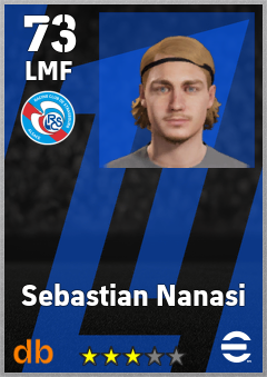 Sebastian Nanasi — LMF, OVR 73, MAX 73
