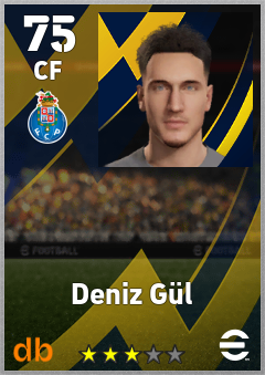 Deniz Gül — CF, OVR 75, MAX 75