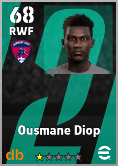 Ousmane Diop — RWF, OVR 68, MAX 68