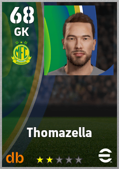 Thomazella — GK, OVR 68, MAX 68