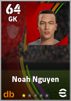 Noah Nguyen — GK, OVR 64, MAX 64