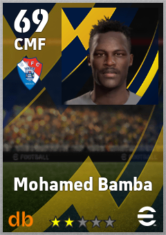 Mohamed Bamba — CMF, OVR 69, MAX 69
