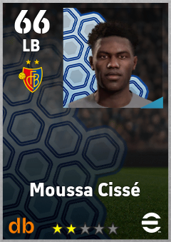 Moussa Cissé — LB, OVR 66, MAX 66