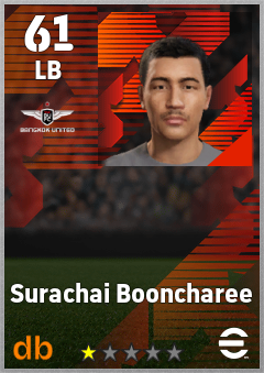 Surachai Booncharee eFootball player card