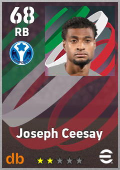 Joseph Ceesay — RB, OVR 68, MAX 68