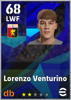 Lorenzo Venturino — LWF, OVR 68, MAX 68