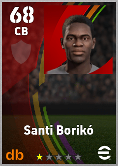 Santi Borikó eFootball player card