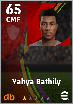 Yahya Bathily — CMF, OVR 65, MAX 65