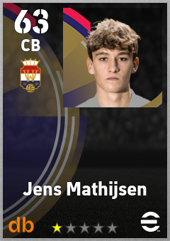 Jens Mathijsen — CB, OVR 63, MAX 63