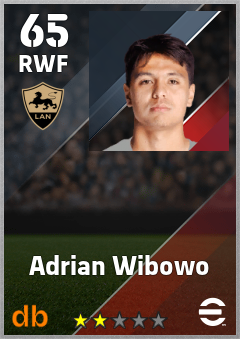 Adrian Wibowo eFootball player card