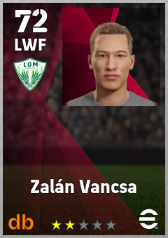 Zalán Vancsa eFootball player card