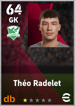 Théo Radelet eFootball player card