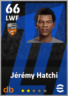Jérémy Hatchi — LWF, OVR 66, MAX 66