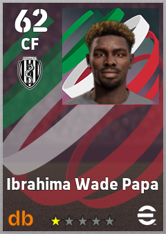 Ibrahima Wade Papa — CF, OVR 62, MAX 62