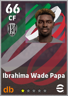 Ibrahima Wade Papa — CF, OVR 66, MAX 66