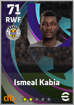 Ismeal Kabia — RWF, OVR 71, MAX 71