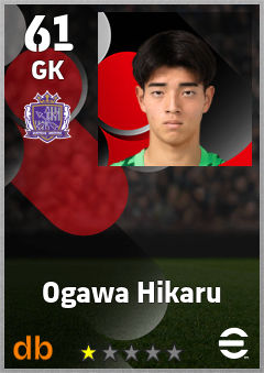 Ogawa Hikaru — GK, OVR 61, MAX 61