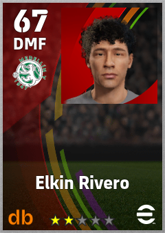 Elkin Rivero — DMF, OVR 67, MAX 67