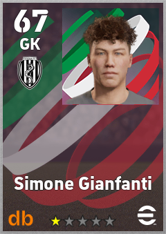 Simone Gianfanti — GK, OVR 67, MAX 67