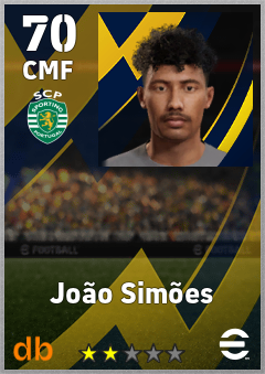 João Simões — CMF, OVR 70, MAX 70