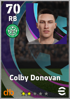 Colby Donovan — RB, OVR 70, MAX 70
