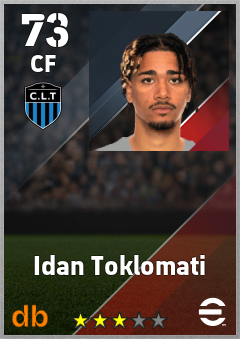 Idan Toklomati — CF, OVR 73, MAX 73