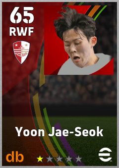 Yoon Jae-Seok — RWF, OVR 65, MAX 65
