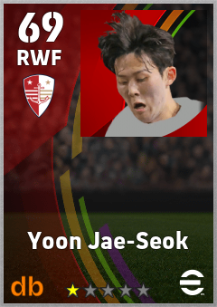 Yoon Jae-Seok — RWF, OVR 69, MAX 69